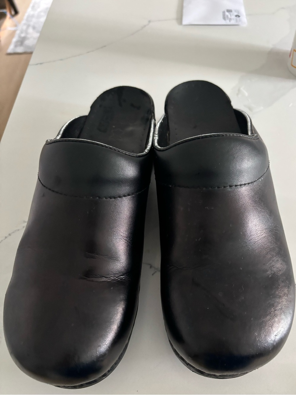 DANSKO MEN'S KARL BOX OPEN BACK CLOGS